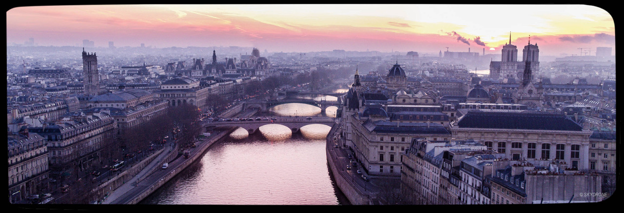 drone paris la seine skydrone